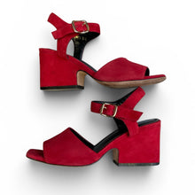 Celine Suede Wedge Heel Sandals