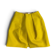 Carven Cotton Pleat Tulip Mini Skirt