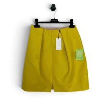 Carven Cotton Pleat Tulip Mini Skirt