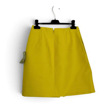 Carven Cotton Pleat Tulip Mini Skirt